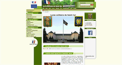 Desktop Screenshot of lm-st-cyr.fr